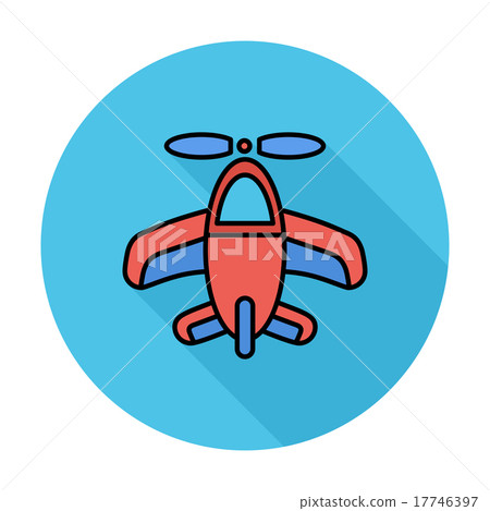 Airplane toy icon Airplane toy icon 17746397