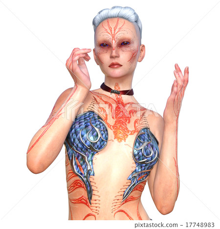 人體彩繪女性 17748983