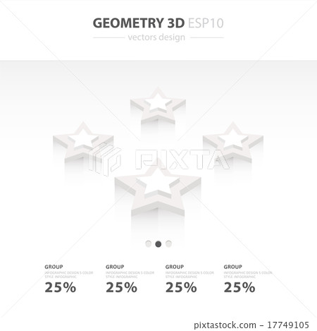Star Icons Infographic template white color Star Icons Infographic template white color 17749105