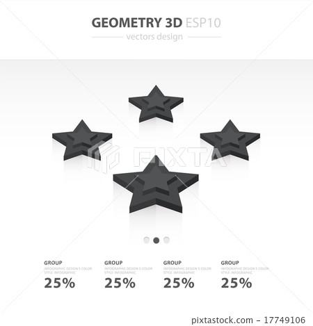 Star Icons Infographic template black color Star Icons Infographic template black color 17749106