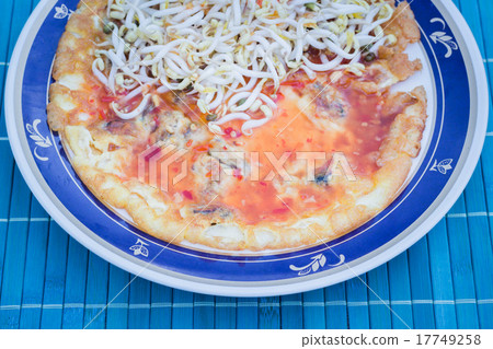 Crisp fried mussel pancakes Crisp fried mussel pancakes 17749258