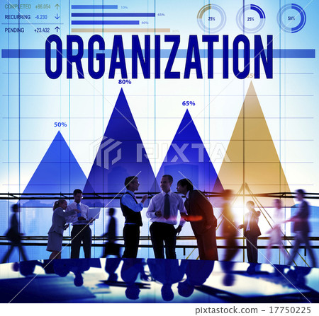 Stock Photo: Organization Company Group Corporate Network Concept