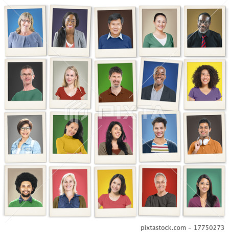 People Diversity Faces Human Face Portrait Community Concept People Diversity Faces Human Face Portrait Community Concept 17750273