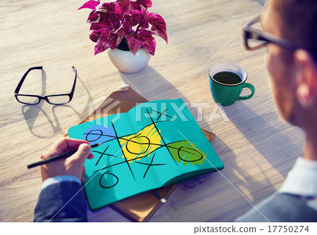 Leisure Game Tic Tac Toe Competition Challenge Winner Concept Leisure Game Tic Tac Toe Competition Challenge Winner Concept 17750274