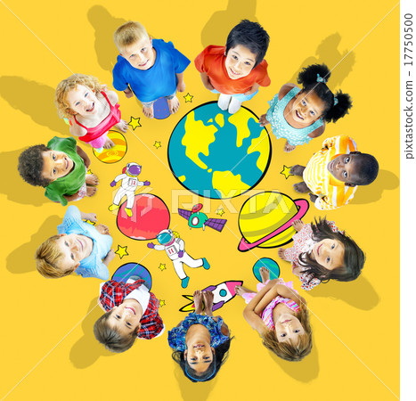 Planets Travel Dream Imagination Playful Space Universe Concept Planets Travel Dream Imagination Playful Space Universe Concept 17750500
