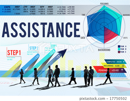 Assistance Aid Support Team Corporate Concept 17750502