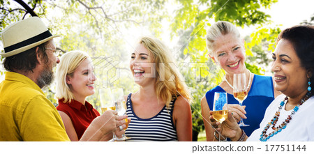 Diverse People Party Togetherness Friendship Concept 17751144