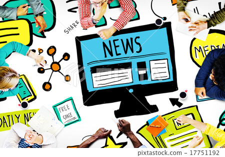 News Article Advertisement Publication Media Journalism Concept 17751192