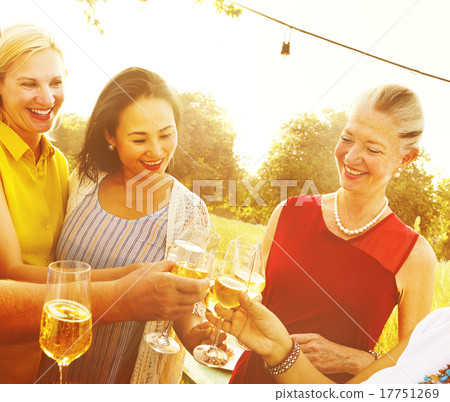 Diverse People Outdoors Hanging out Concept 17751269