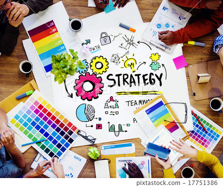 Strategy Solution Tactics Teamwork Growth Vision Concept 17751386