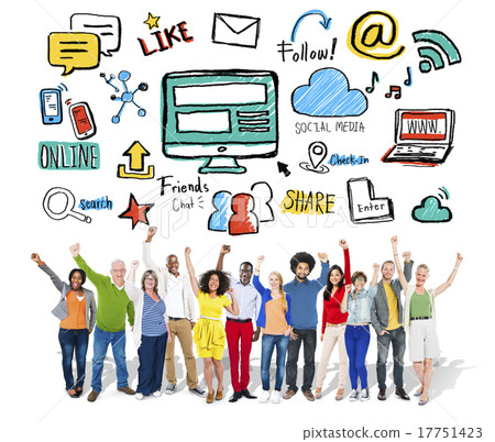 People Celebration Global Communications Social Media Concept 17751423
