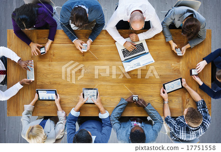 Communication Connection Digital Devices Technology Concept Communication Connection Digital Devices Technology Concept 17751558