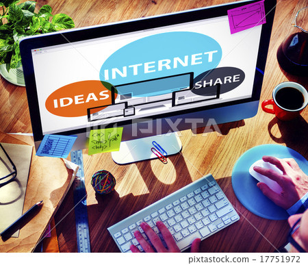 Internet Share Networking Global Communication Concept Internet Share Networking Global Communication Concept 17751972