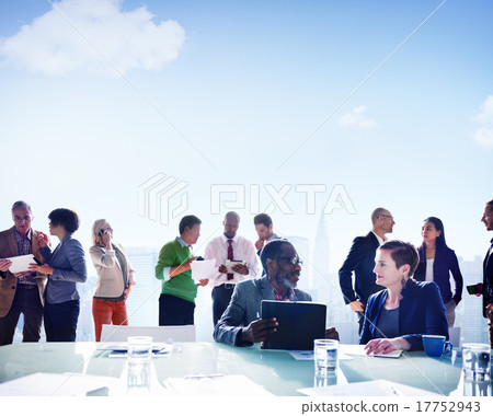 Business People Discussing Work Communication Concept 17752943