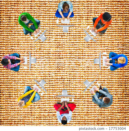 Diversity Teamwork Communication Digital Networking Concept Diversity Teamwork Communication Digital Networking Concept 17753004