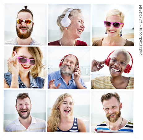 Friends Friendship Portrait Togetherness Fun Concept 17753484