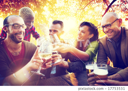 Diverse People Friends Hanging Out Concept 17753531