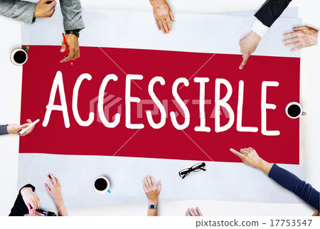 Accessible Approchable Attainable Available Business Concept 17753547