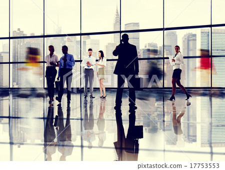 Business People Talking Conversation Communication Interaction C 17753553