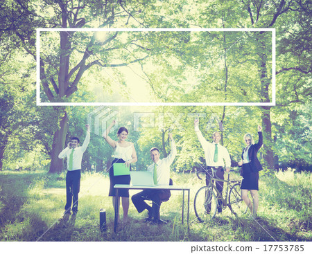 Business People Green Business Success Outdoors Concept 17753785