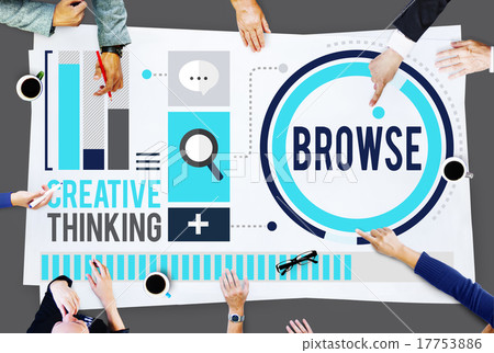 Browse Internet Network Software Website Concept 17753886