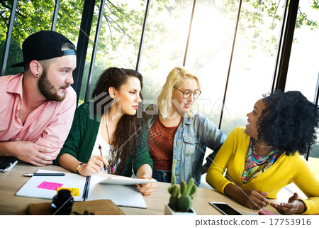 Meeting Talking Discussion Brainstorming Communication Concept Meeting Talking Discussion Brainstorming Communication Concept 17753916