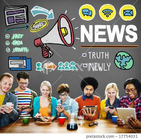 News Broadcast Information Media Publication Concept News Broadcast Information Media Publication Concept 17754031