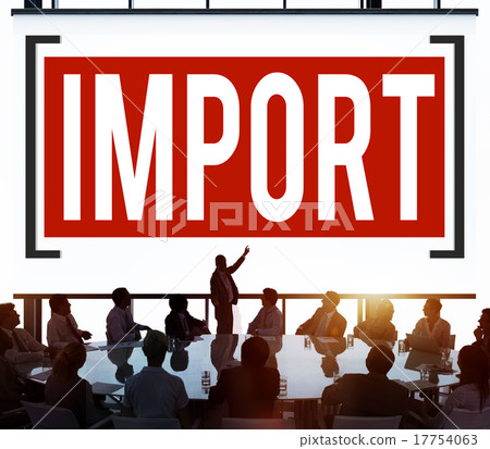 Import Trade Deliver Transportation Shipping Freight Concept Import Trade Deliver Transportation Shipping Freight Concept 17754063
