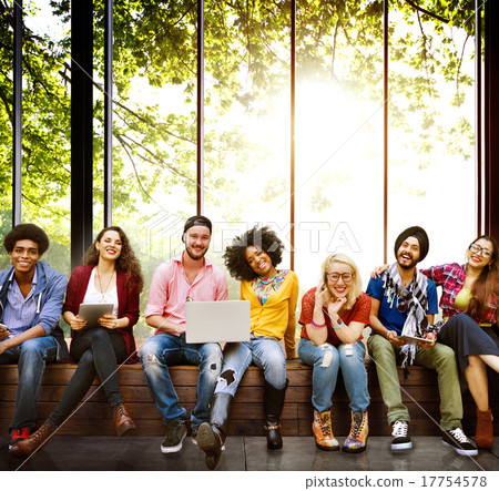 Diversity Teenagers Friends Friendship Team Concept Diversity Teenagers Friends Friendship Team Concept 17754578