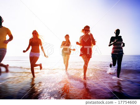 Friendship Freedom Beach Summer Holiday Concept Friendship Freedom Beach Summer Holiday Concept 17754600