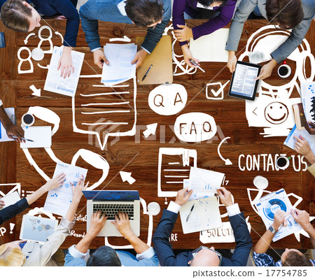 Customer Service Support Solution Assistance Aid Concept 17754785