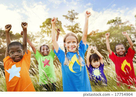 Children Playful Friendship Friends Child Concept 17754904