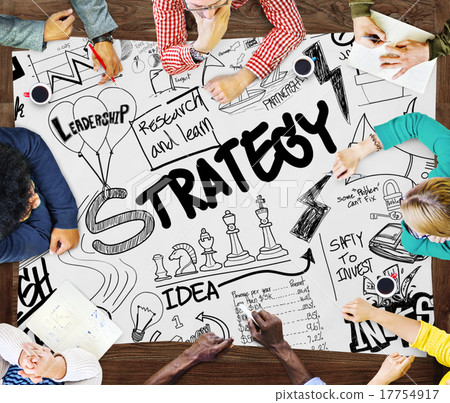 Strategy Doodle Freehand Creative Sketch Concept 17754917
