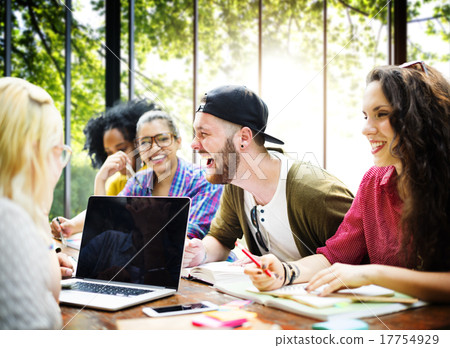 Diverse People Studying Students Campus Concept 17754929