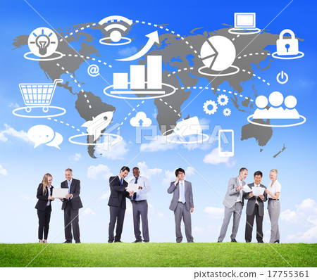 Marketing Global Business Growth Commercial Media Concept Marketing Global Business Growth Commercial Media Concept 17755361