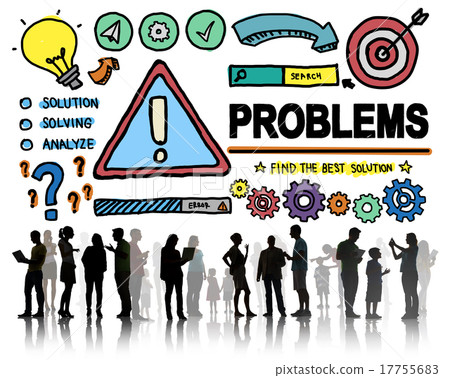 Problems Trouble Difficulty Failure Challenge Concept 17755683