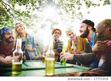 Diverse People Friends Hanging Out Concept Diverse People Friends Hanging Out Concept 17755956