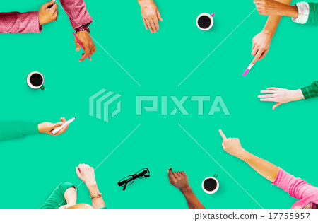 Group of People Brainstorming Meeting Discussion Concept Group of People Brainstorming Meeting Discussion Concept 17755957