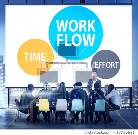 Workflow Effort Implement Efficiency Business Concept 17756681
