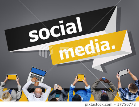 Social Media Communication Internet Network Concept 17756778