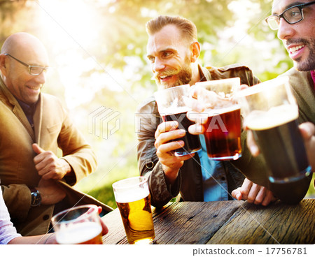 Friends Party Outdoors Celebration Happiness Concept 17756781