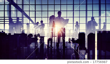Business People Communication Cityscape Corporate Concept 17756987
