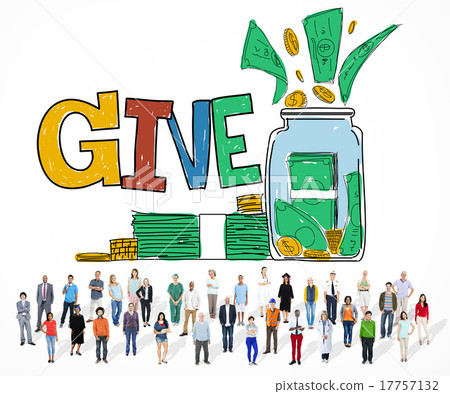 Give Help Donation Charity Volunteer Concept 17757132