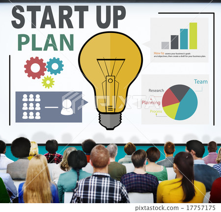 Startup Goals Growth Success Plan Business Concept 17757175