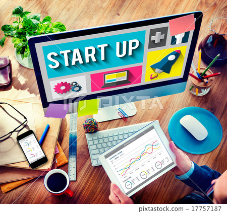 Start Up Launch Growth Success Planning Business Concept 17757187