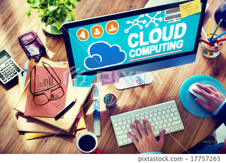Cloud Computing Connection Network Internet Storage Concept 17757265