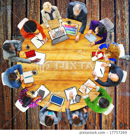 Group of People Business Meeting Brainstorming Concept Group of People Business Meeting Brainstorming Concept 17757269