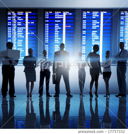 Business People Airport Terminal Travel Departure Concept 17757332