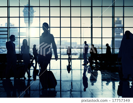 International Airport Communter Passenger Traveling Concept 17757349