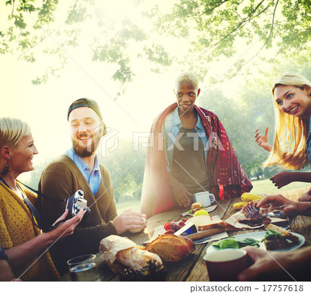 Friends Friendship Outdoor Dining People Concept Friends Friendship Outdoor Dining People Concept 17757618